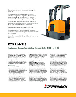 Frontstapler Elektro Jungheinrich ETG 214