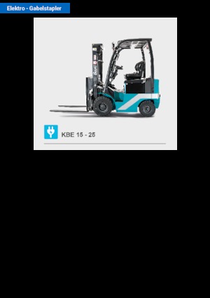 Frontstapler Elektro Baoli KBE 25