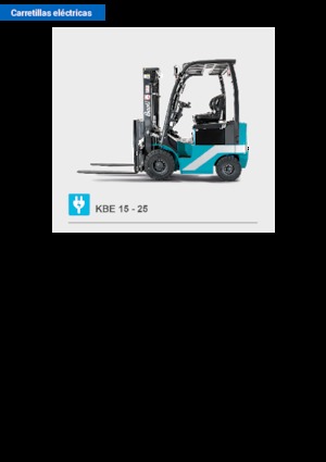 Frontstapler Elektro Baoli KBE 30