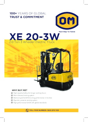 Frontstapler Elektro OM XE20 3W