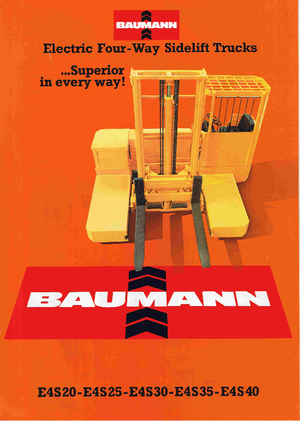Mehrwege-Gabelstapler Elektro Baumann E4S 35/08/33