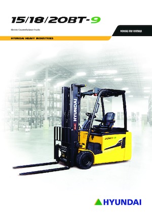 Frontstapler Elektro Hyundai 20 BT 9 ac