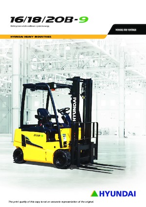 Frontstapler Elektro Hyundai 16B-9