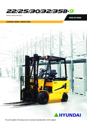 Frontstapler Elektro Hyundai 32B-9