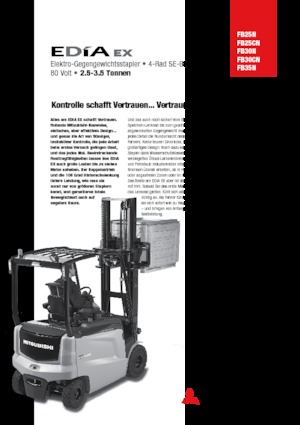 Frontstapler Elektro Mitsubishi FB25CN