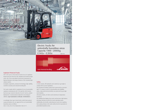 Frontstapler Elektro Linde E 20 EX PL