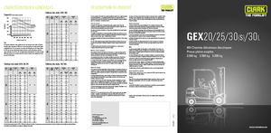 Frontstapler Elektro Clark GEX30 s