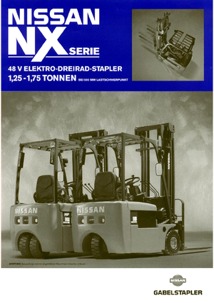 Frontstapler Elektro Nissan GN 01 L 18 HQ
