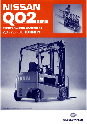 Frontstapler Elektro Nissan Q 02 L 25 CU