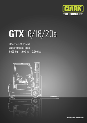 Frontstapler Elektro Clark GTX20 s