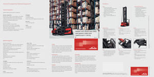 Hochregalstapler Linde K - 1,5 t