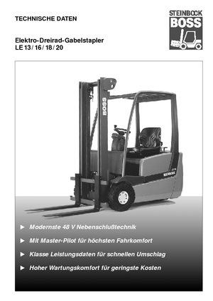 Frontstapler Elektro Steinbock LE 16-55