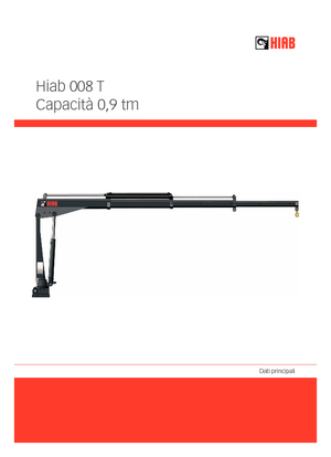 Elektro-Ladekrane Hiab 008 T-0 ELT