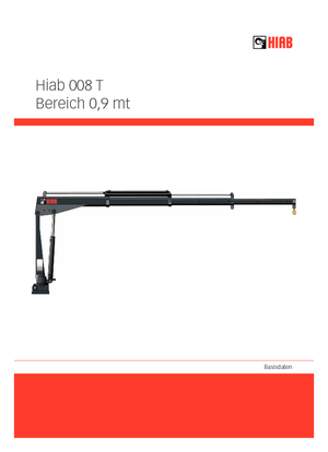 Elektro-Ladekrane Hiab 008 T-1 ELT