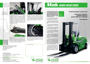 Frontstapler Elektro Cesab MAK 450 AC