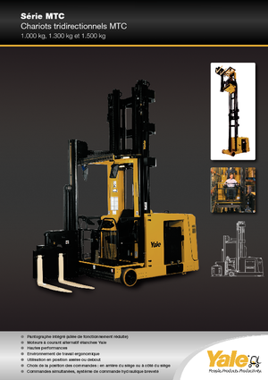 Seitenstapler Elektro Yale MTC13