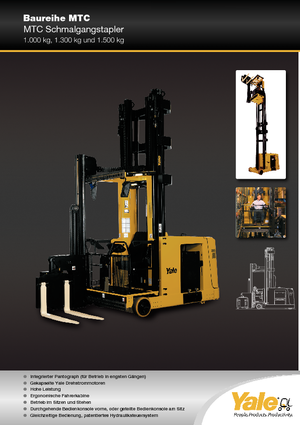 Seitenstapler Elektro Yale MTC13