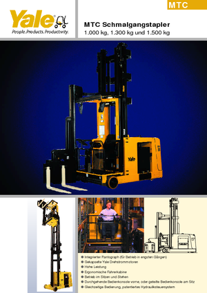 Seitenstapler Elektro Yale MTC 15 LW