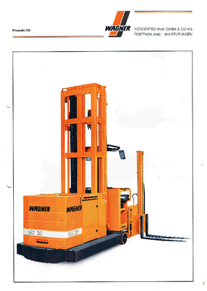 Seitenstapler Elektro Wagner MX 20 TE 3.900