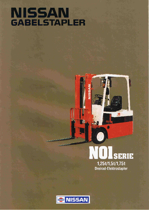 Frontstapler Elektro Nissan N 01 L 15 U