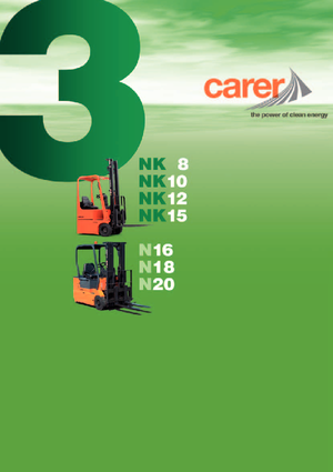 Frontstapler Elektro Carer N 18-3 ac