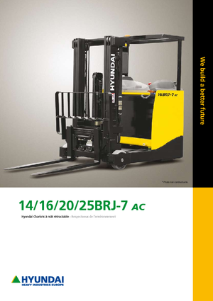 Schubstapler Elektro Hyundai 14 BRJ 7