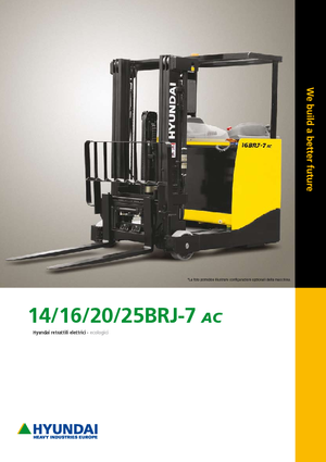 Schubstapler Elektro Hyundai 14 BRJ 7