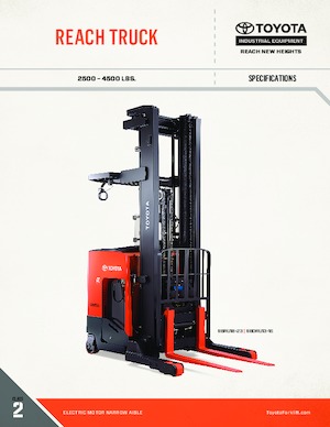 Schubstapler Elektro Toyota 9BDRU13