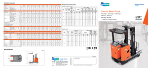 Schubstapler Elektro Doosan BR 14 JW-Euro