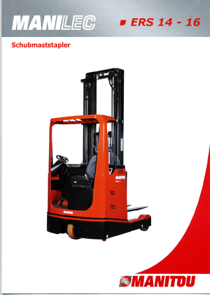 Schubstapler Elektro Manitou ERS 14