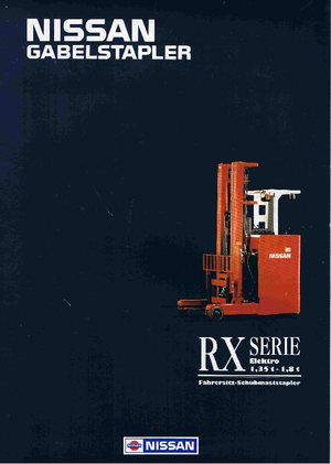 Schubstapler Elektro Nissan JHC 01 L 18 CU