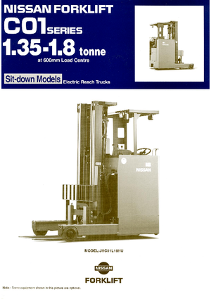 Schubstapler Elektro Nissan JHC 01 L 18 HU