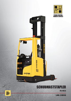 Schubstapler Elektro Hyster R1.4
