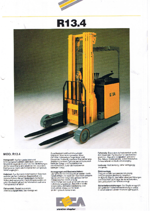 Schubstapler Elektro Deca R 13.4