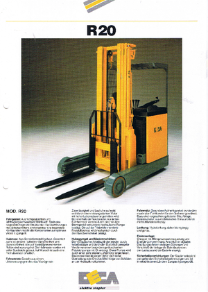 Schubstapler Elektro Deca R 20.4