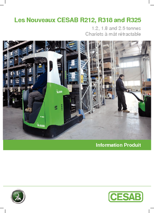 Schubstapler Elektro Cesab R 318