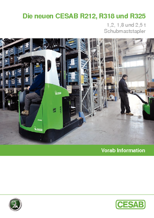 Schubstapler Elektro Cesab R 318