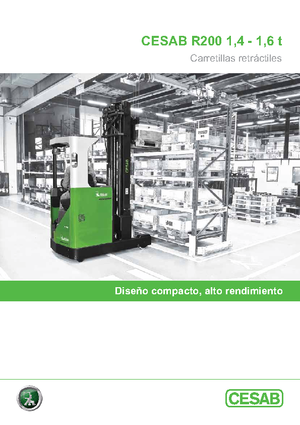 Schubstapler Elektro Cesab R 214