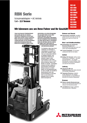 Schubstapler Elektro Mitsubishi RB 16 NS