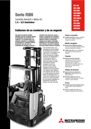 Schubstapler Elektro Mitsubishi RB 16 NS