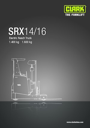 Schubstapler Elektro Clark SRX 16