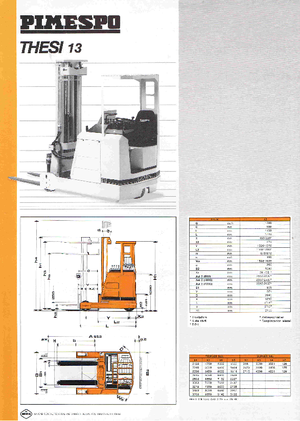 Schubstapler Elektro OM-Pimespo Thesi 13