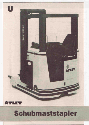 Schubstapler Elektro Atlet U 200