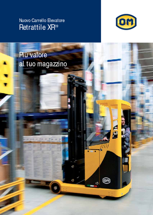 Schubstapler Elektro OM XR 14 ac