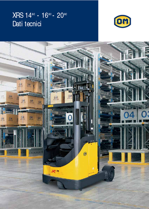Schubstapler Elektro OM XRS 14