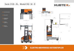 Seitenstapler Elektro Hubtex DS 30 EL