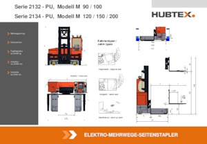 Seitenstapler Elektro Hubtex M 120