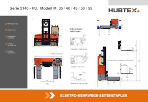 Seitenstapler Elektro Hubtex M 35