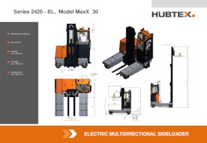 Seitenstapler Elektro Hubtex MaxX 30 EL