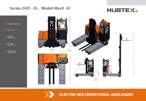 Seitenstapler Elektro Hubtex MaxX 45 EL